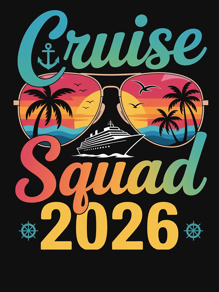 Cruise Squad 2026 Summer Vacation Matching Family Cruise by SiegridOffical