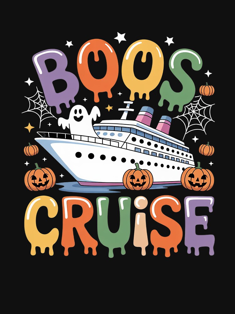 Boos Cruise Squad Spooky Halloween Matching Family Vacation by KonstanKoraner
