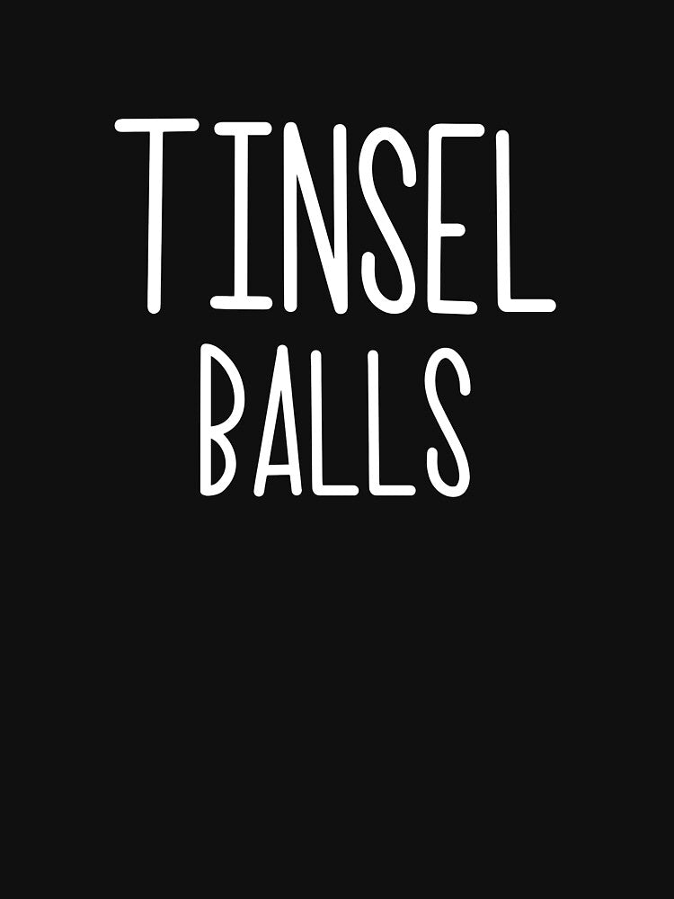 Tinsel Balls Funny Christmas Party Men's Tinsel Balls Gear by DynamicDesign