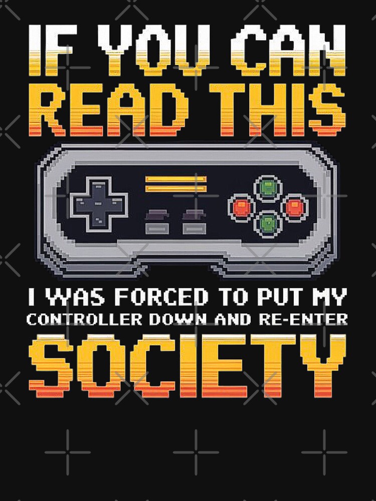 Gamer Humor Retro Controller Design for Gaming Enthusiasts by love3617