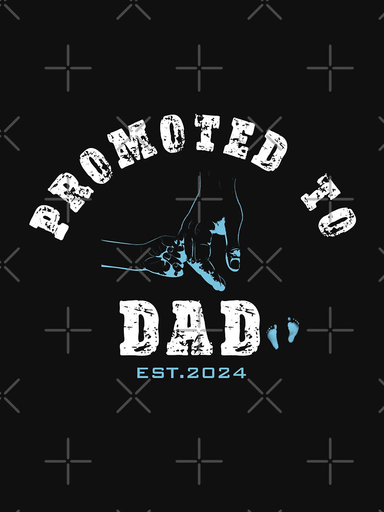Promoted to Dad Est. 2024 Baby Boy by Crea-mood