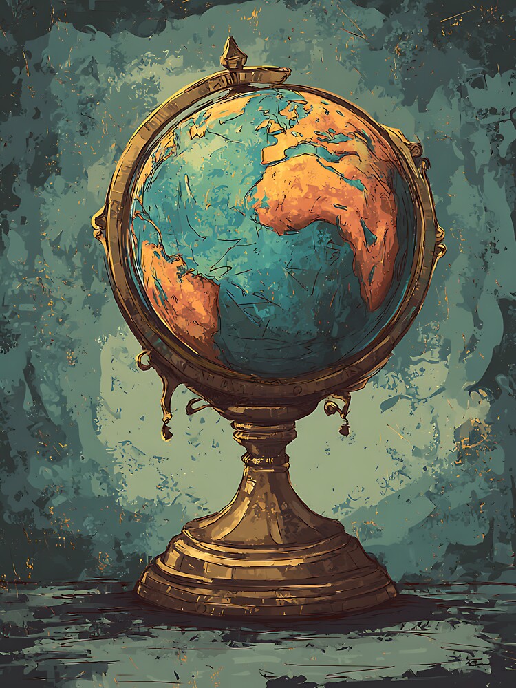 Dark Academia Old Globe by bapupa
