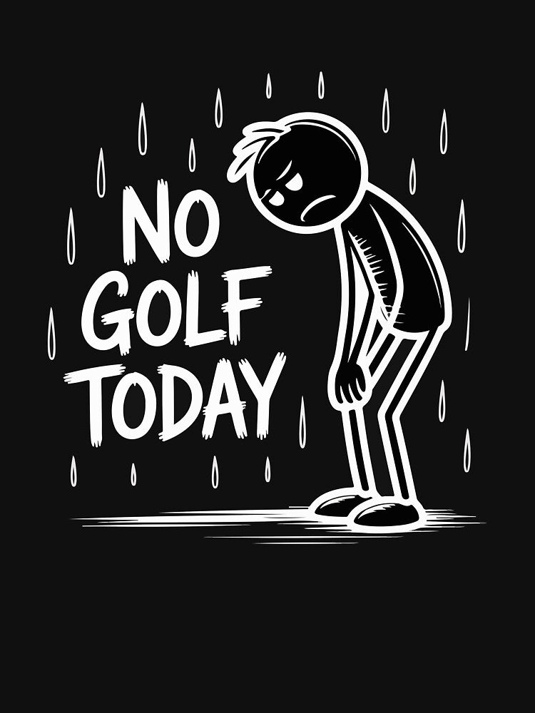 No Golf Today For Golf Lovers by khallidaart