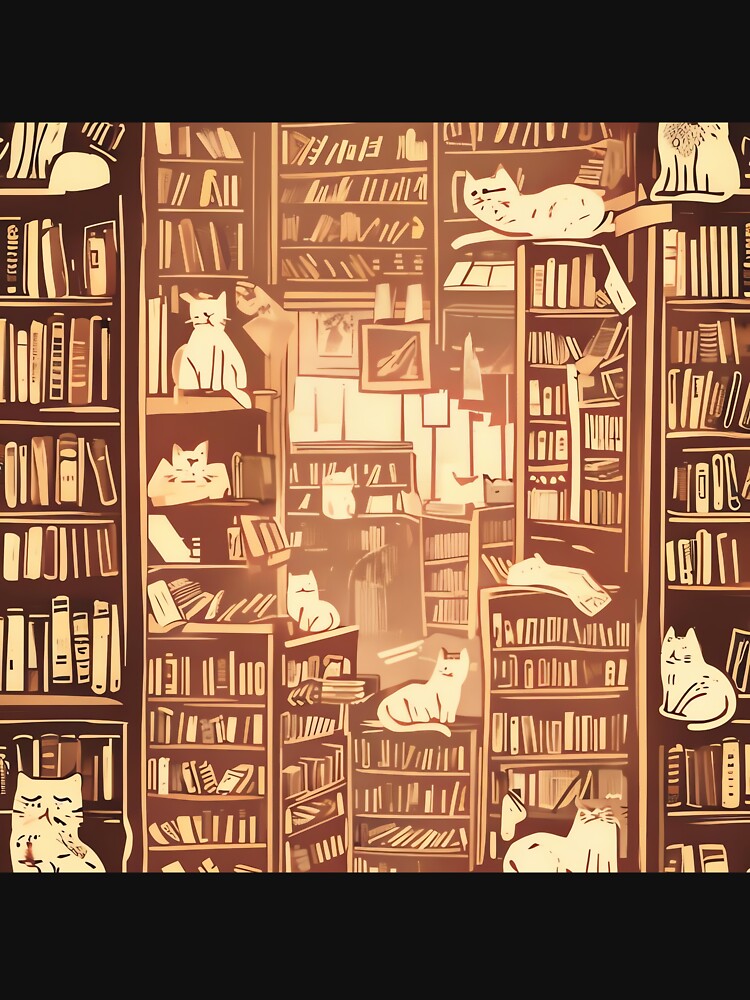 Bookstore Cats & Cozy Nooks by ONYX Pixee