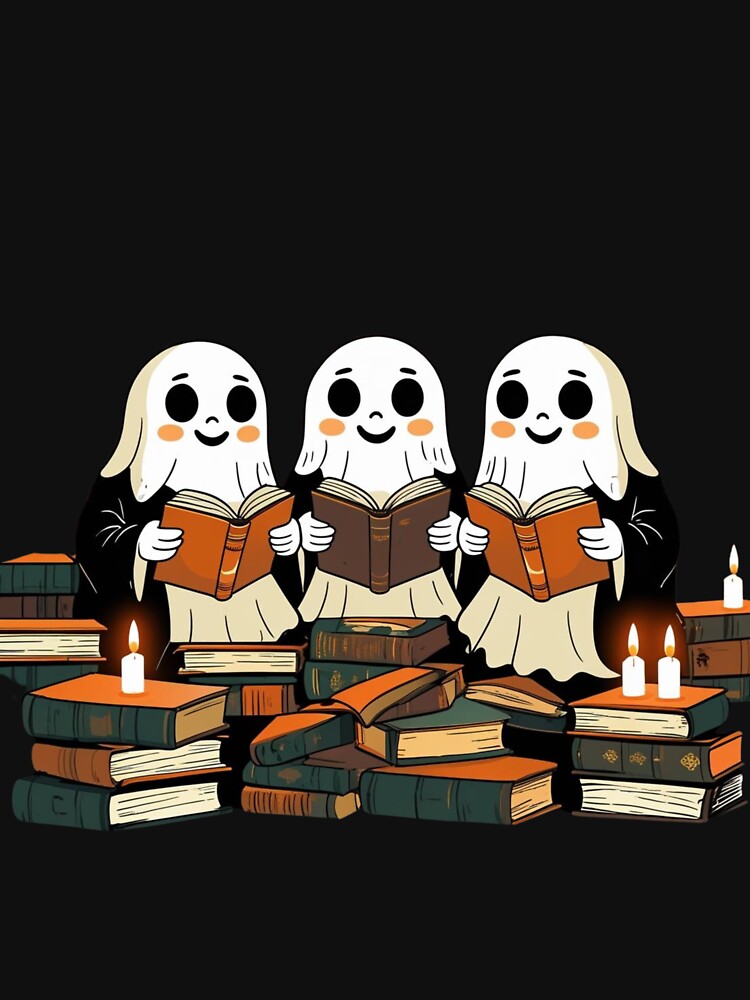 Ghost Reading Club – Around Book Stacks by fantasyy