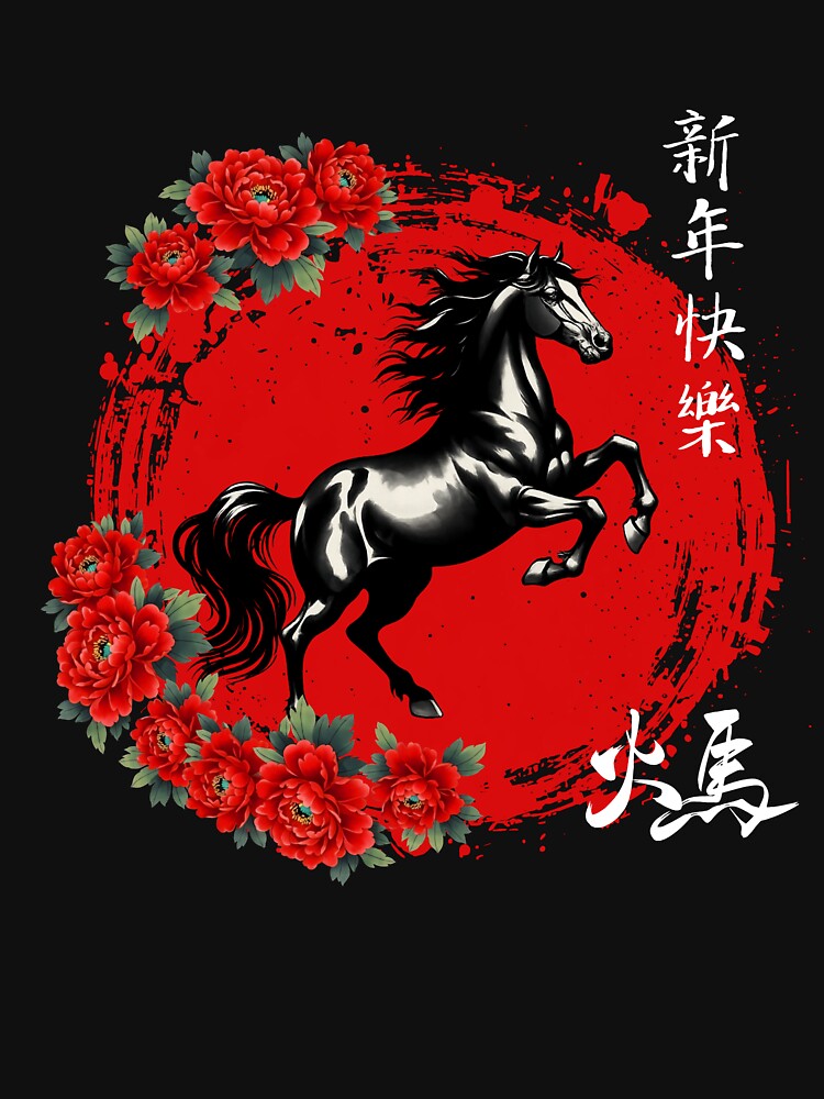 Fire Horse 2026 Lunar New Year Art by LashondaGreen89