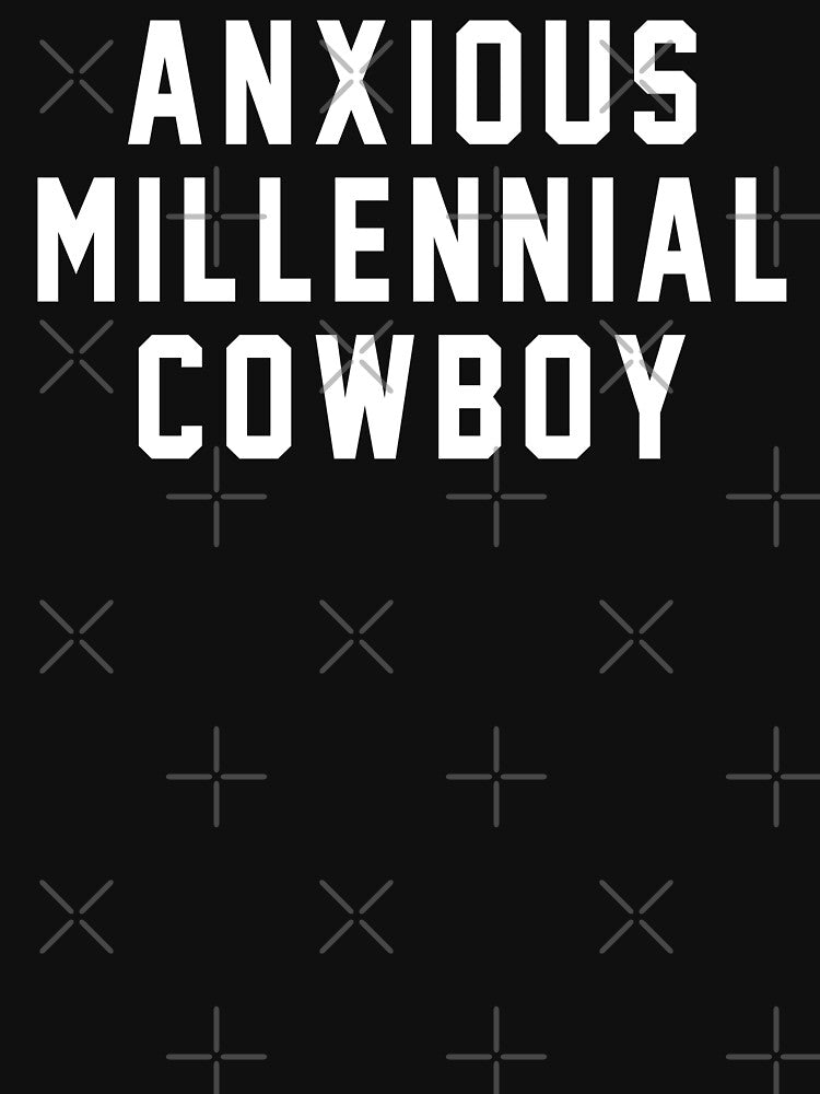 Anxious millennial cowboy by MichaelPrado