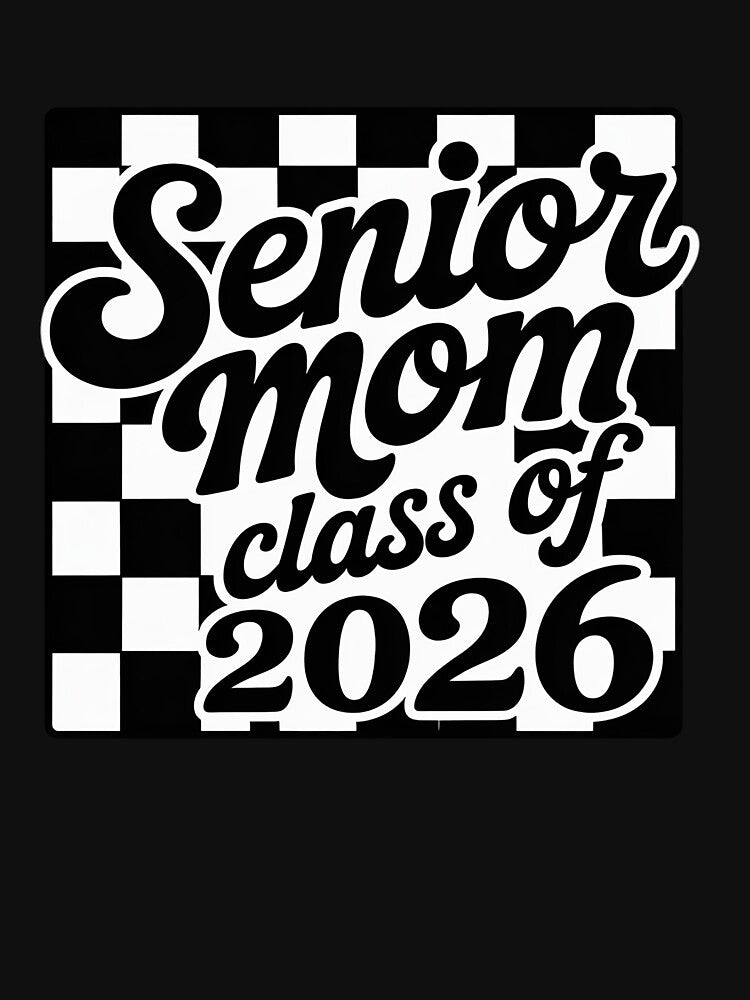 Women Senior Mom Class of 2026 Retro Graduation Senior Mama by fferomananul