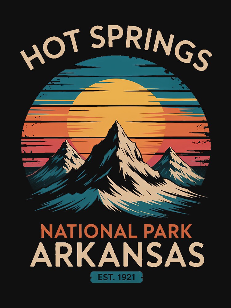 Hot Springs Est. 1921 Arkansas National Park by Moon-Ape
