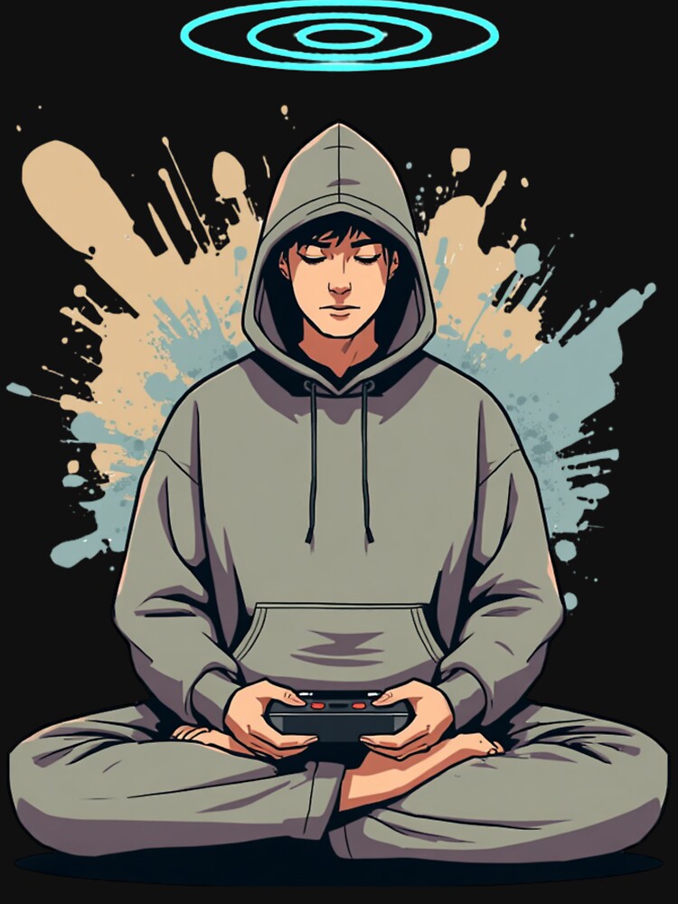 Urban Pixel Art Graffiti Gamer Illustration by aminomen