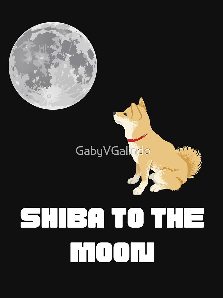 shiba to the moon by GabyVGalindo