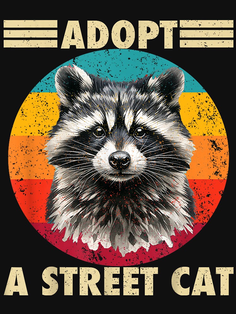 Raccoon Funny Racoon Gifts For Women Men Kid Retro Vintage by MOHAMED FRASER