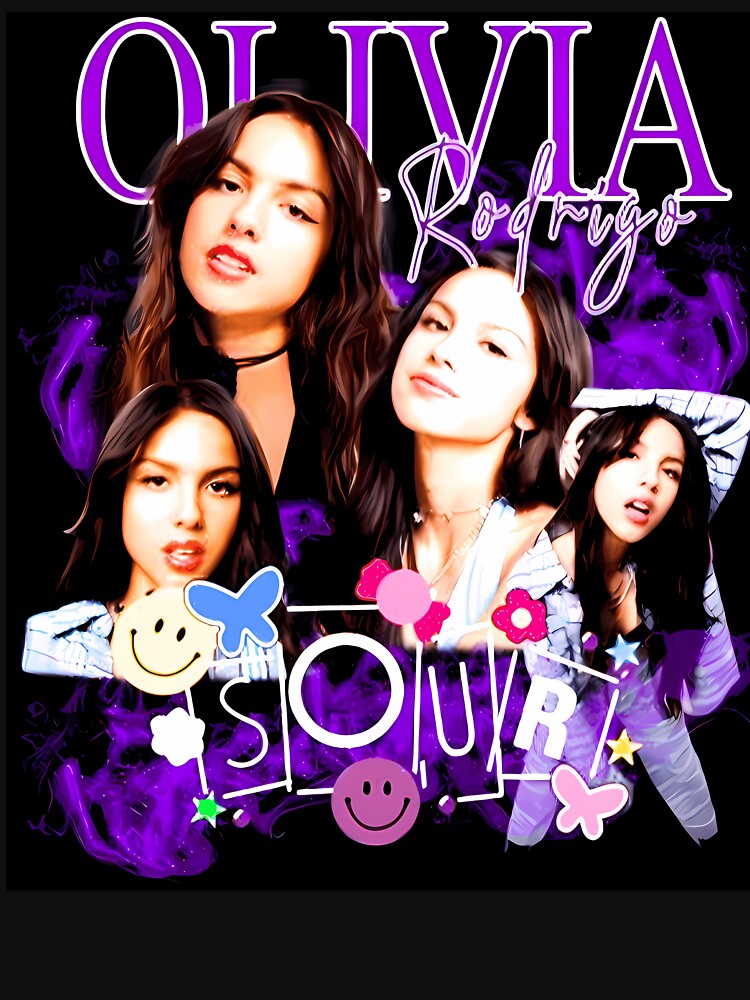 Collage Featuring Multiple Portraits of Olivia Rodrigo by Bewtm12