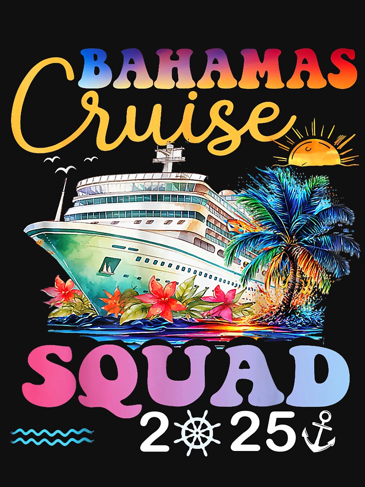 Bahamas Cruise Squad 2025 Shirt, Family Cruise Shirts, Family Matching Vacation Shirts, 2024 Cruise Squad, Cruise 2024 Shirts by Beck-wen