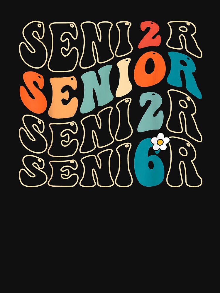 Senior 2026 Class of 2026 Retro Groovy Graduation Grad Women by Boutkimaewab
