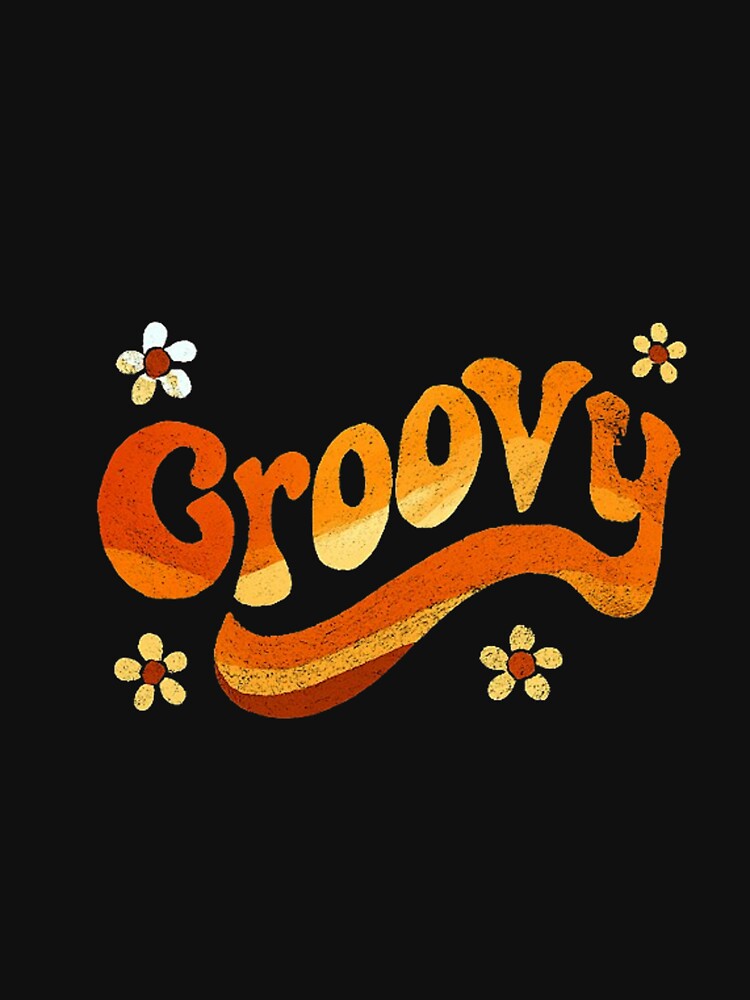 Groovy Retro Flower Power – 70s Aesthetic Gift for Hippie Lovers by kakaworld