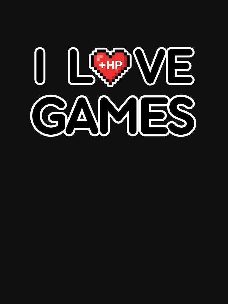 I Love Games Pixel Heart Gamer Sticker by Trendsfy