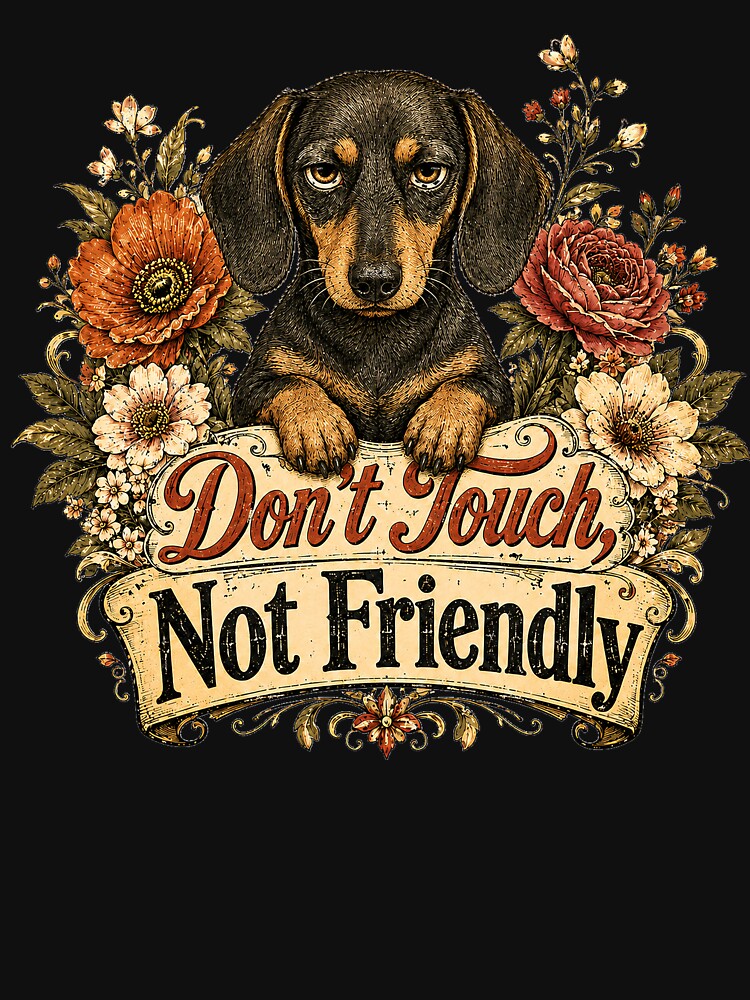 Don't Touch, Not Friendly by TiredMamaArt