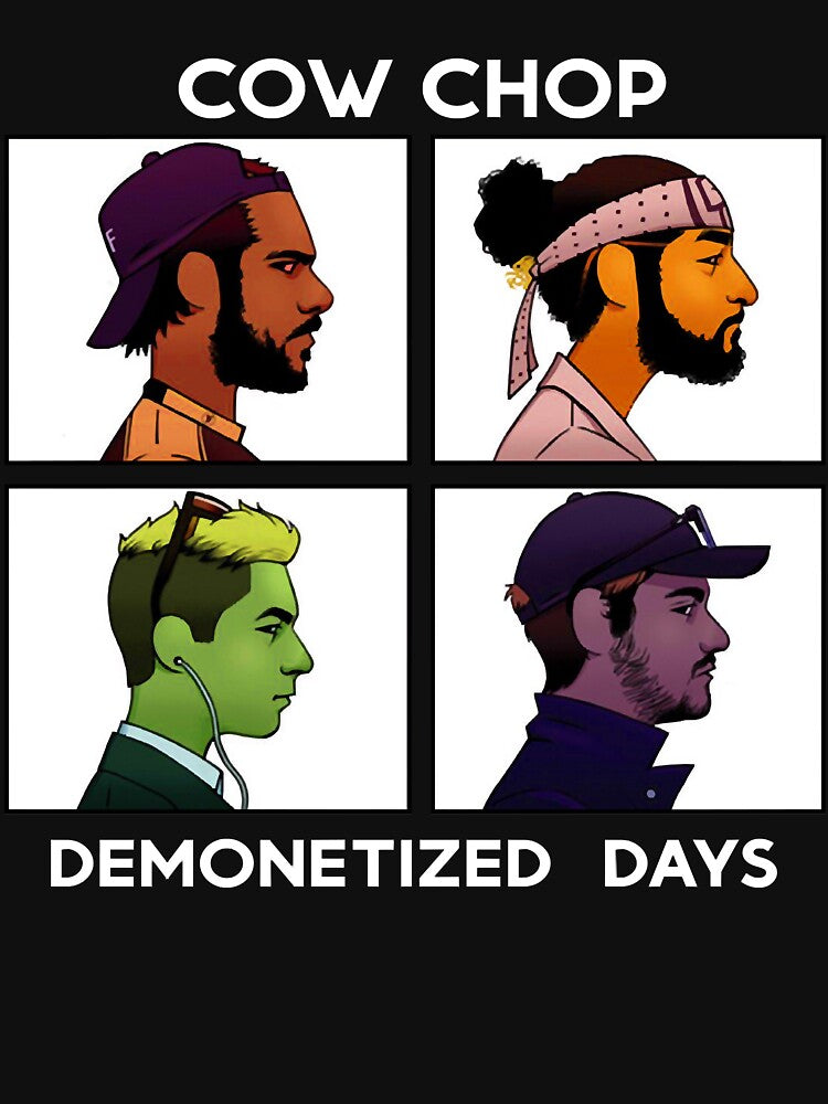 Cow chop demonetized days classic t shirt by joyelleia8561
