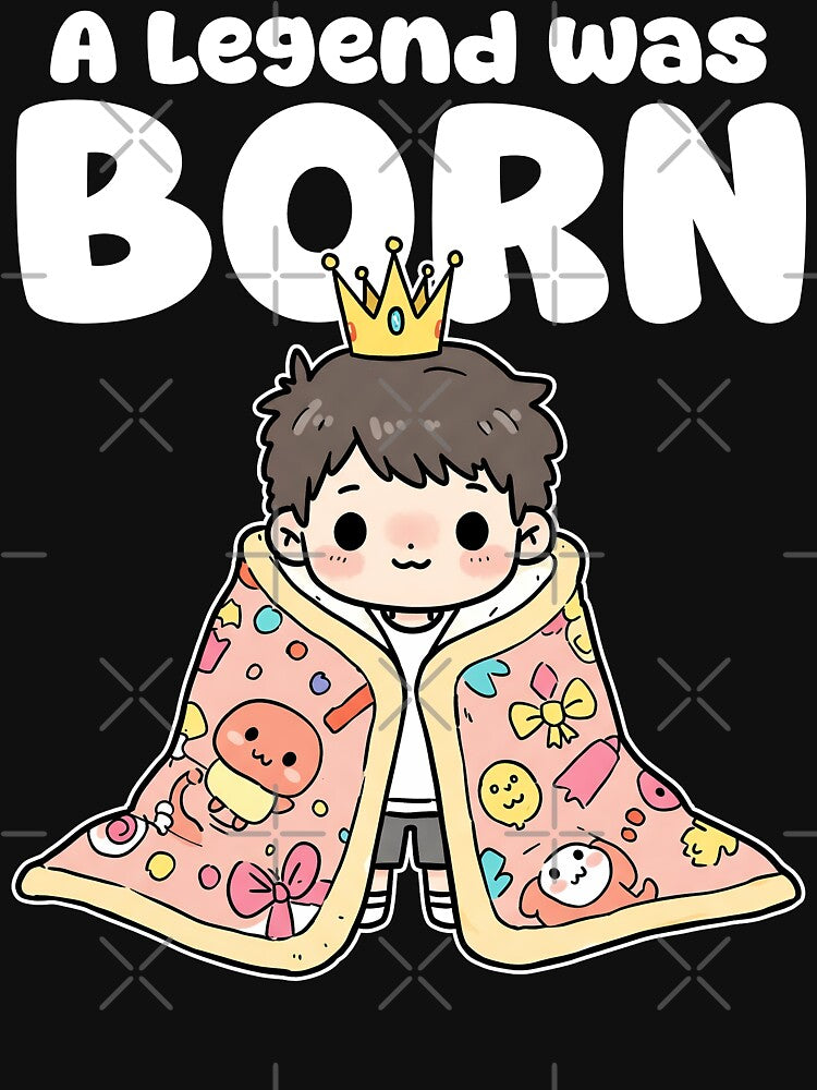 A LEGEND WAS BORN (THEN SLEPT IN) - BIRTHDAY GIFT by KEF Custom