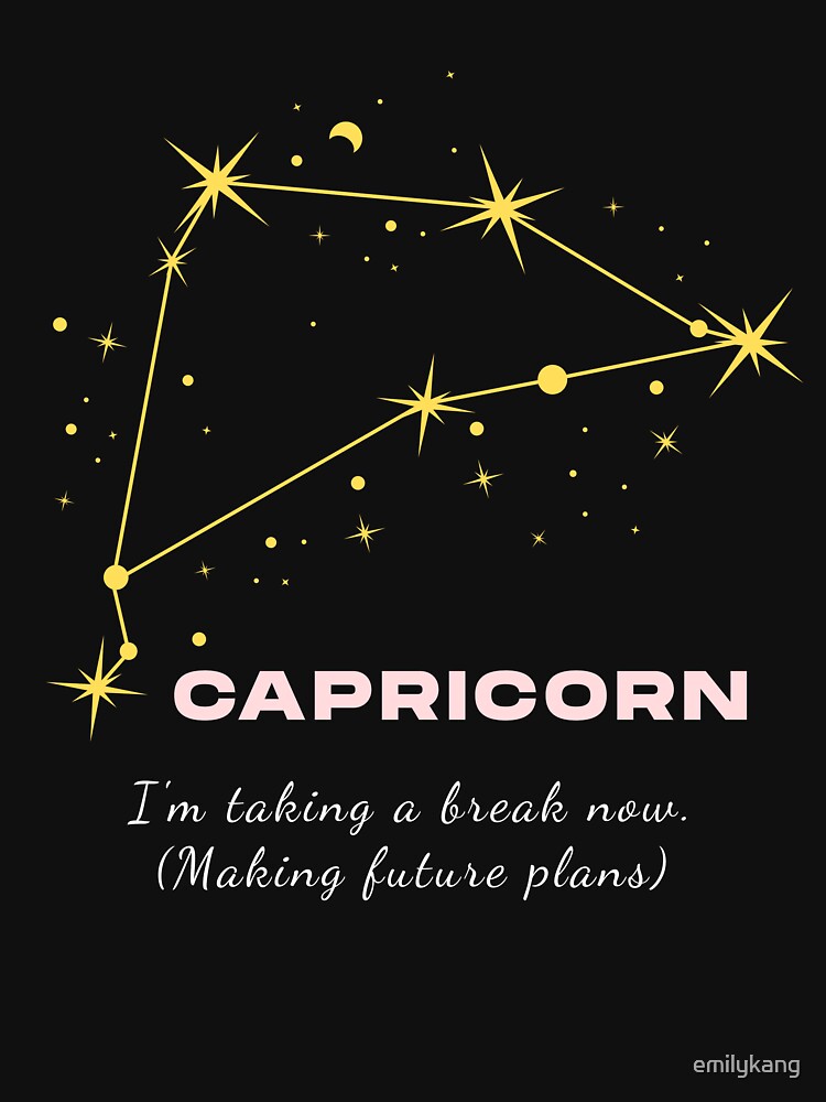 Capricorn Constellation - Pastel Pink by emilykang