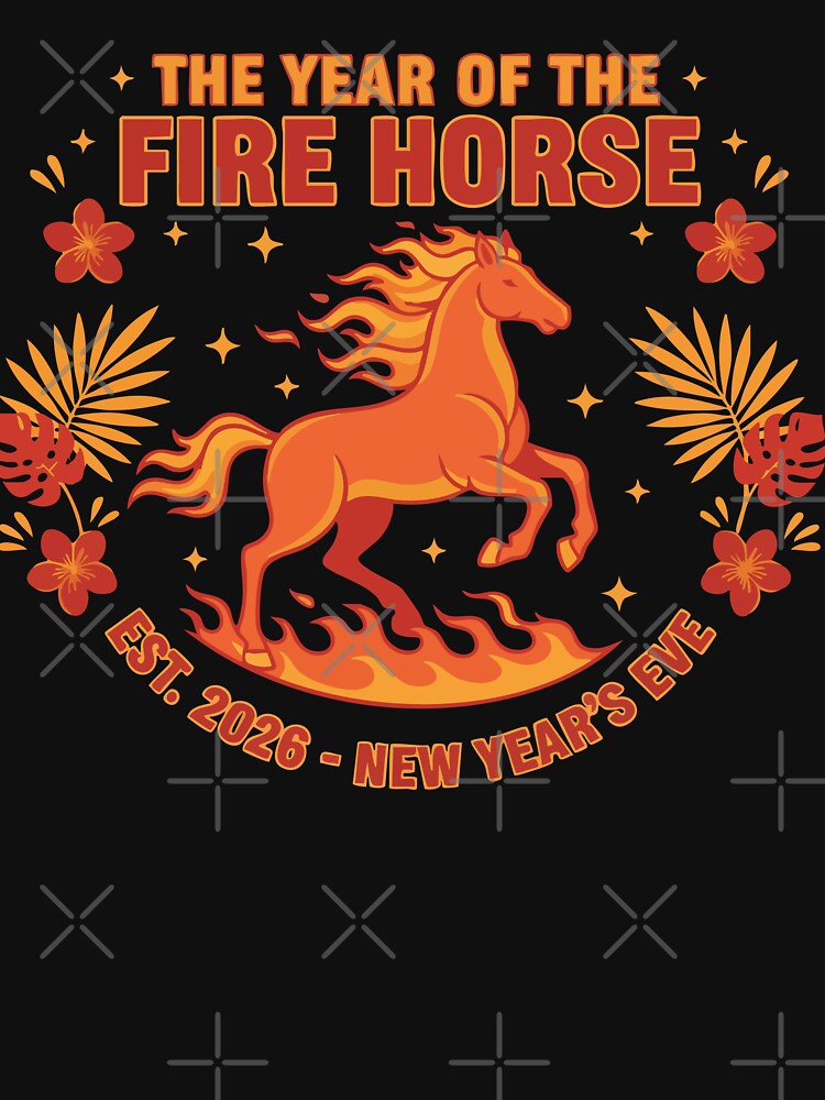 The Year Of The Fire Horse 2026 New Year's Eve by LuminOrb