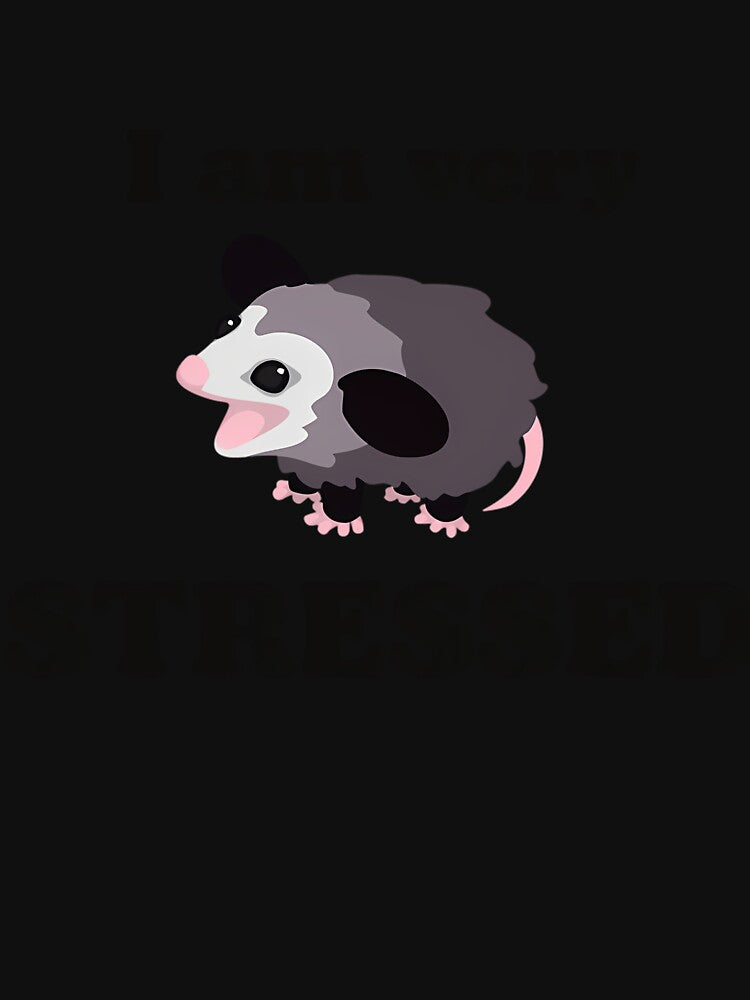 Cute Opossum Is Very Stressed by Eversoles