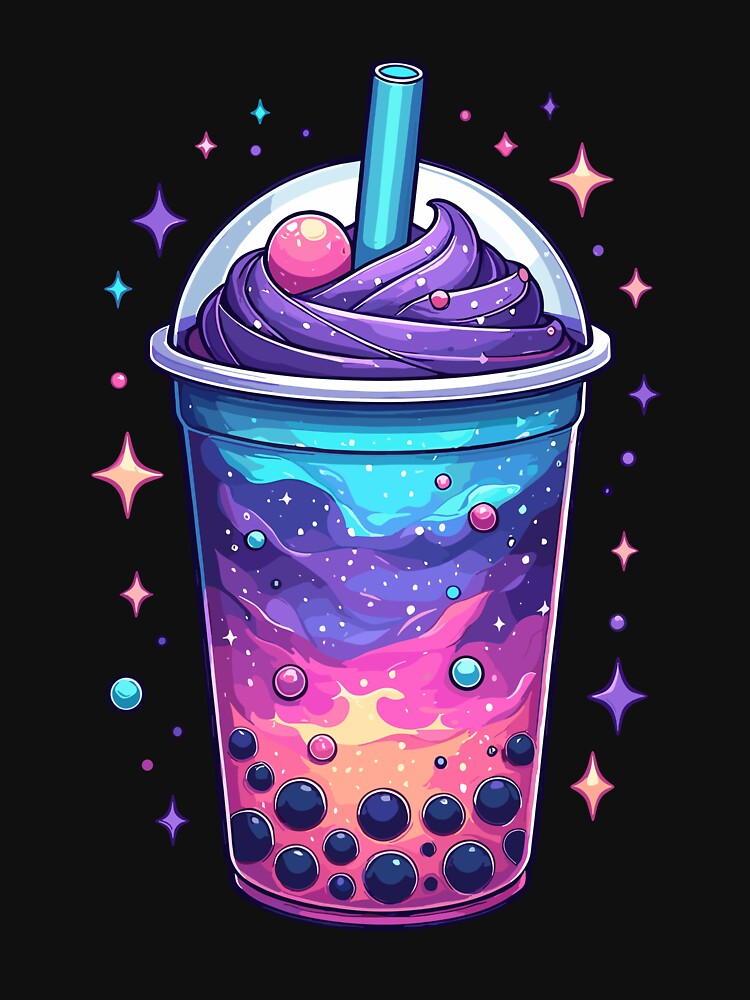Galaxy Boba Tea by Kawaii-n-Spice