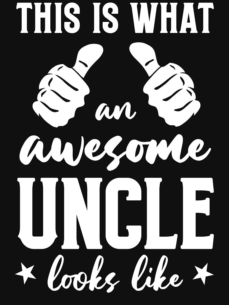Funny Uncle Gift from Nephew and Niece: This Is What An Awesome Uncle Looks Like - Gift Ideas for Uncle by Adexyl
