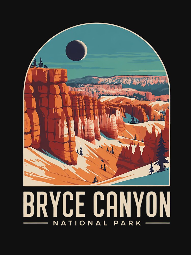 Bryce Canyon National Park Outdoor Hiking US National Park by Viepenny