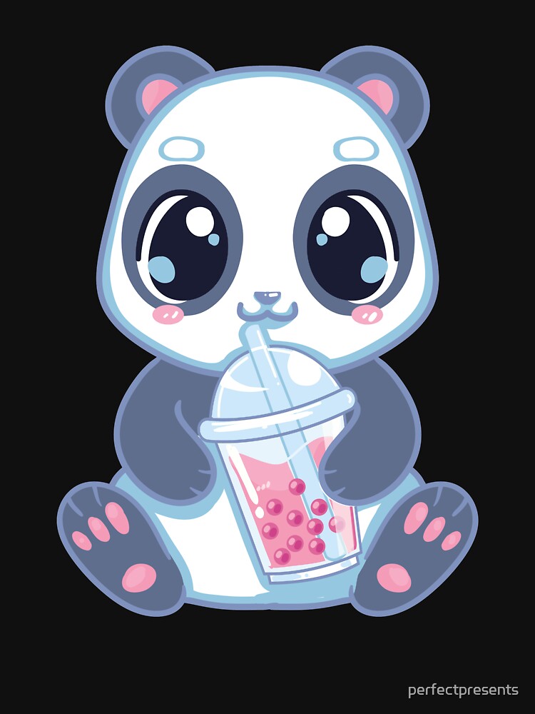 Cute Panda Boba Bubble Tea Panda Bear Boba Drink by perfectpresents