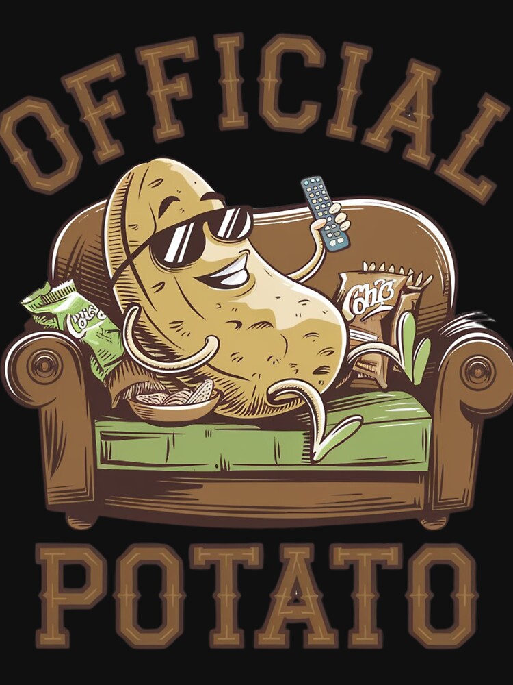 Official Couch Potato" – Funny Potato T-Shirt | Perfect for Lazy Day Lovers by T010