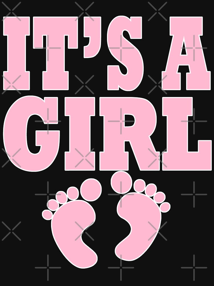 its  a thing whiteIts A Girl Adoption Party Cute Funny Gender Reveal Baby Shower T Shirt Pink by arcadetoystore