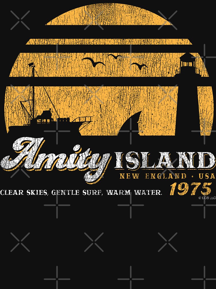 Amity Island Sunset Worn Out (Universal © UCS LLC) by Alema Art