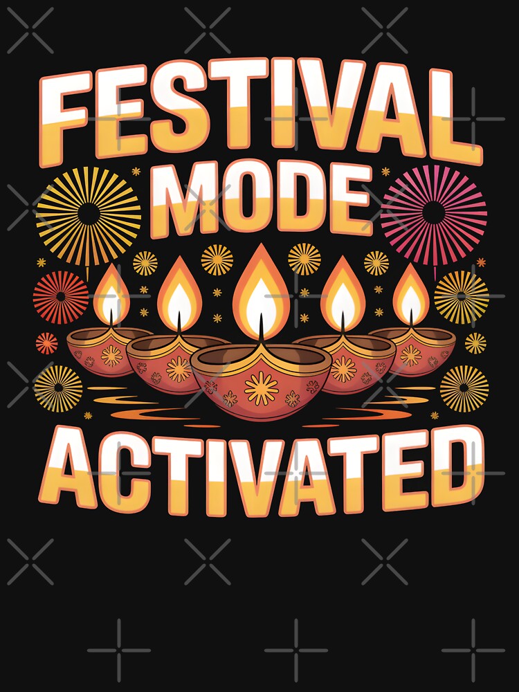 Festival Mode Activated – Bright Diwali Celebration Design by Jollys-ArtShop
