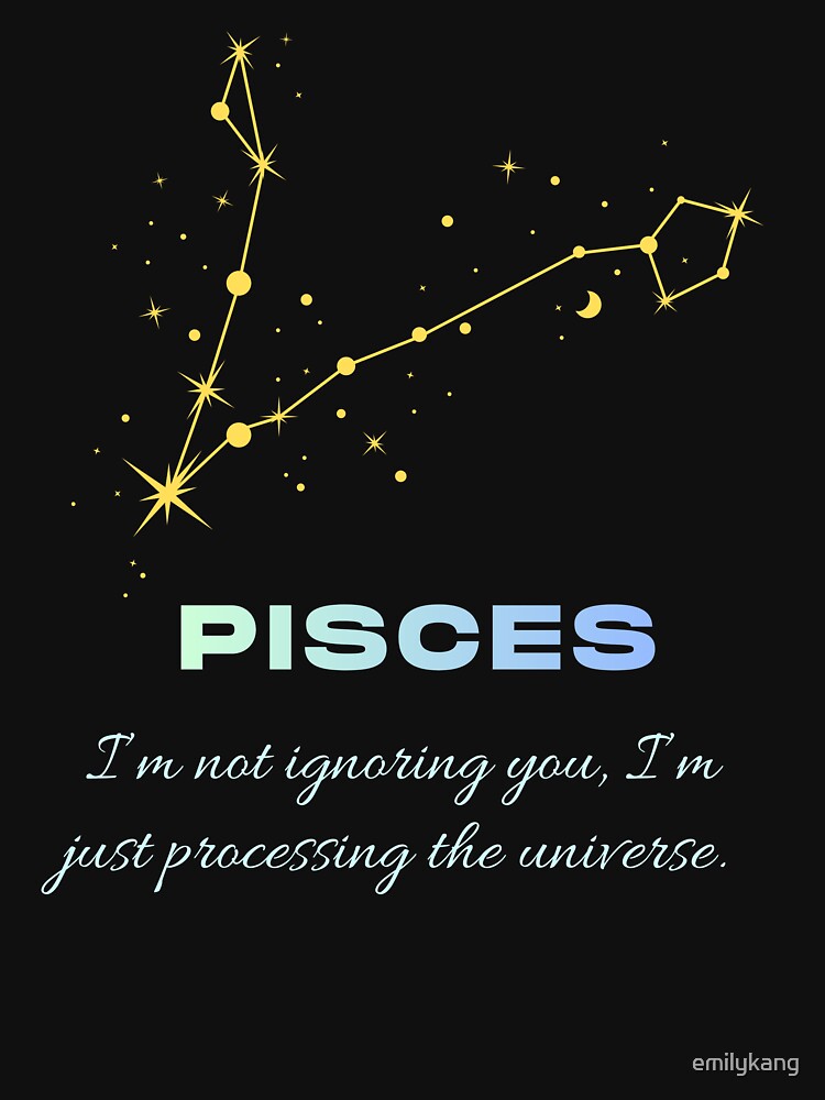 Pisces Constellation - Blue Mint Gradient by emilykang