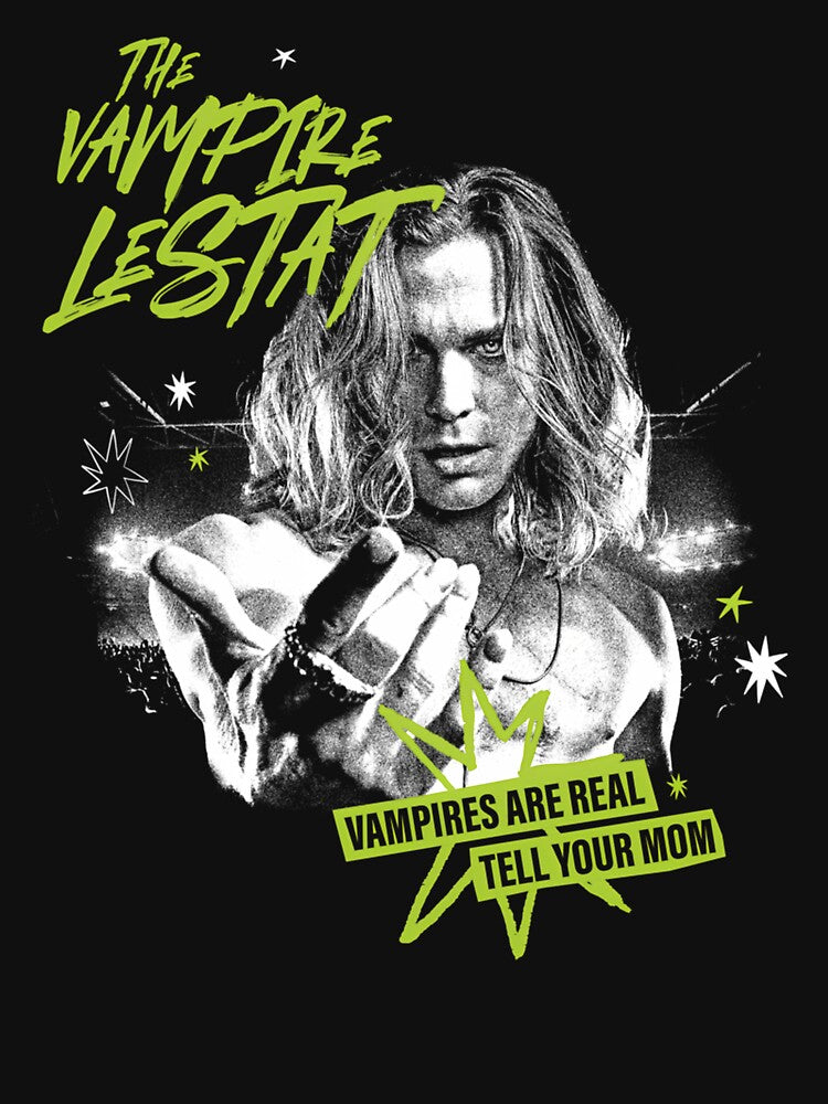 The Vampire Lestat Tour Merch Portrait Vampires Are Real Tell Your Mom by JacobVarghese