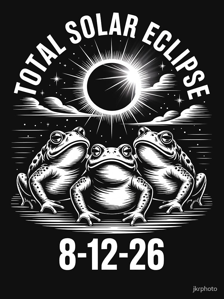 Frogs Witnessing Solar Eclipse by jkrphoto