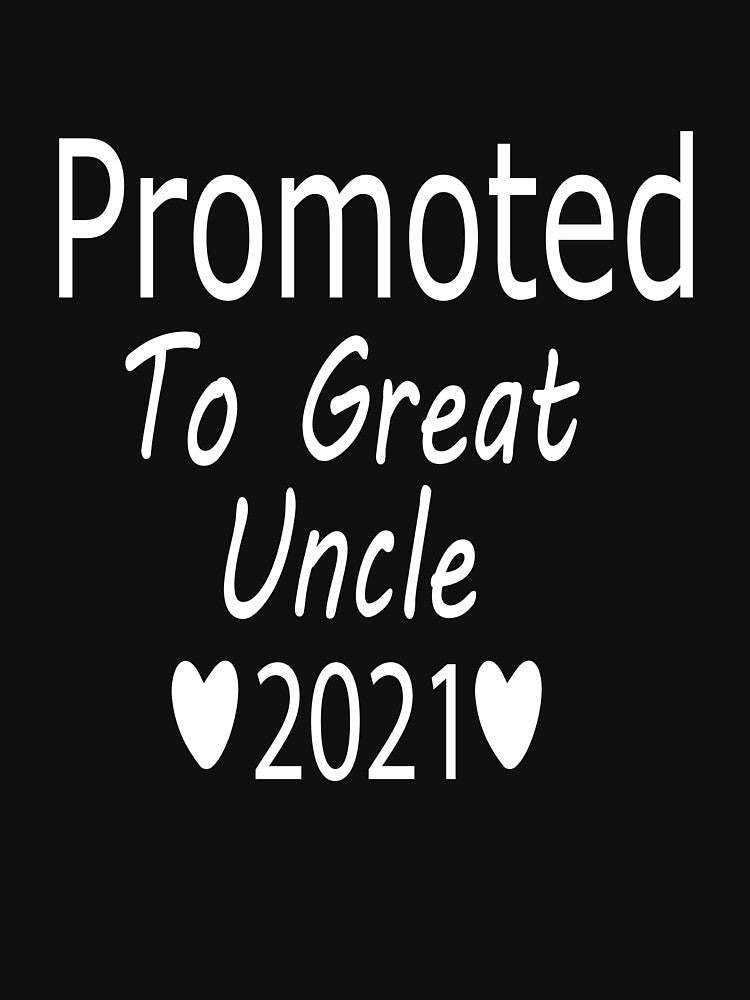 Promoted To Great Uncle 2021 To Be Pregnancy Reveal by adjamine