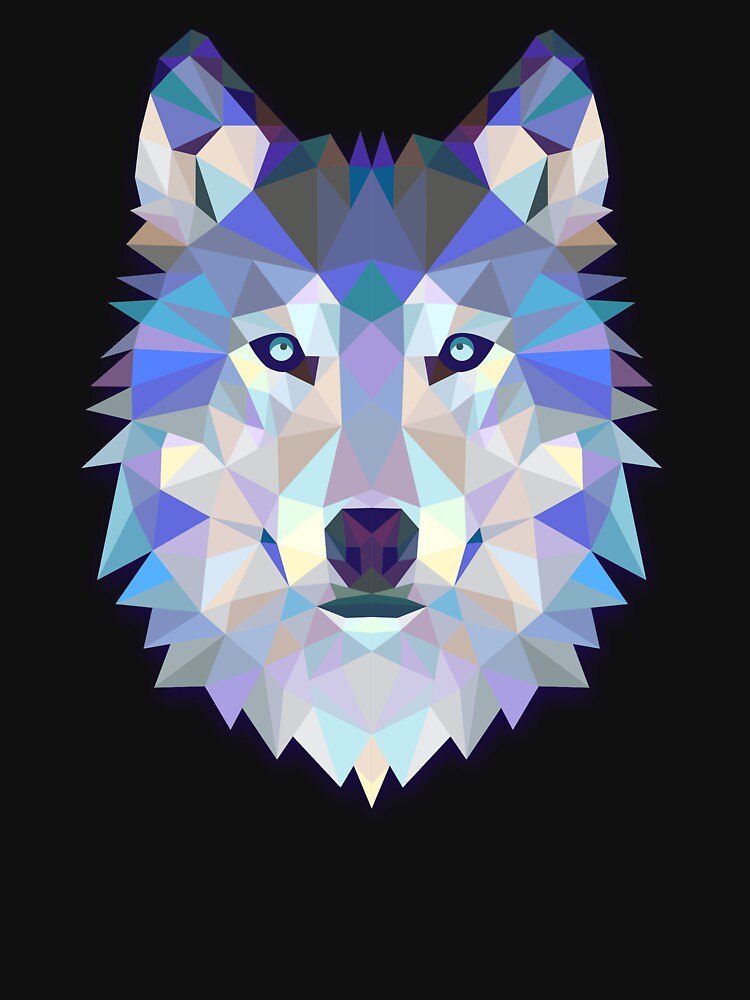Cool Colorful Wolf by Twosided