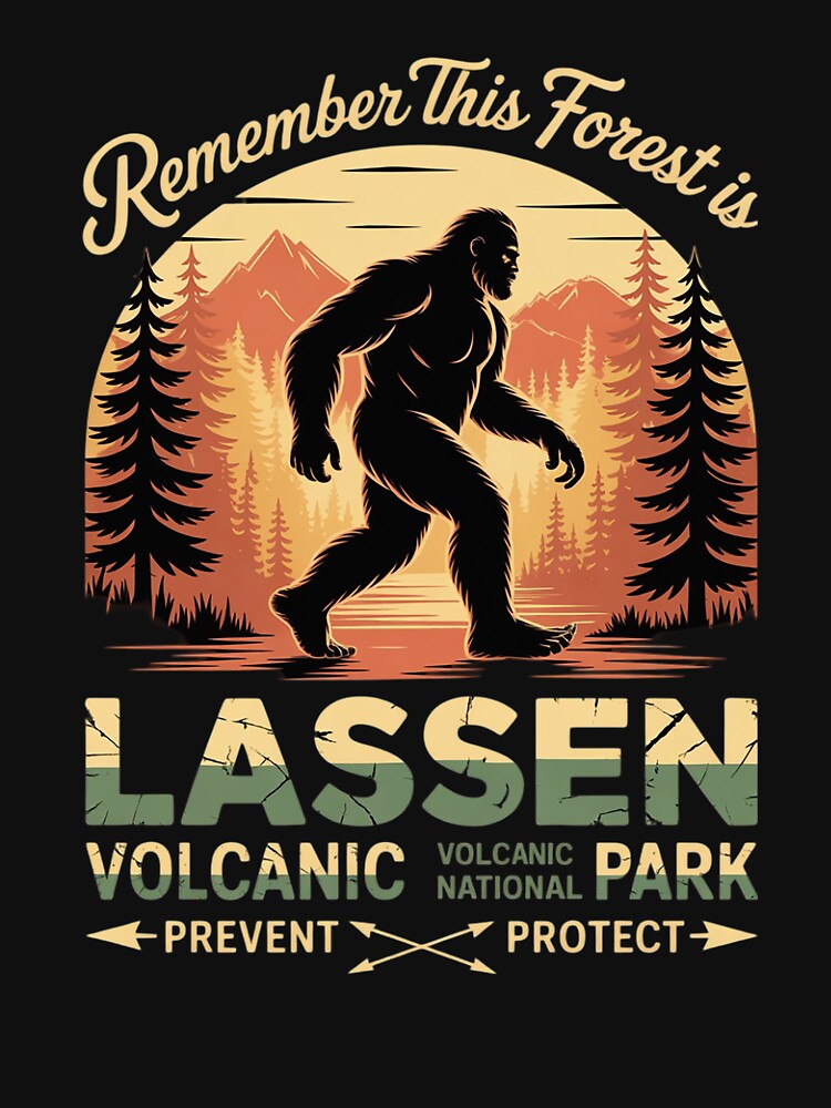 Lassen Volcanic National Park California Bigfoot by KonstanKoraner