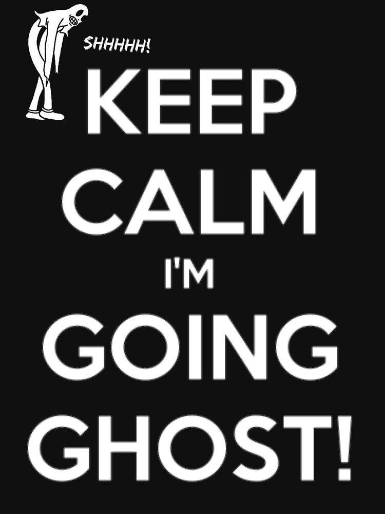 keep calm iam going ghost by SP-Gamers