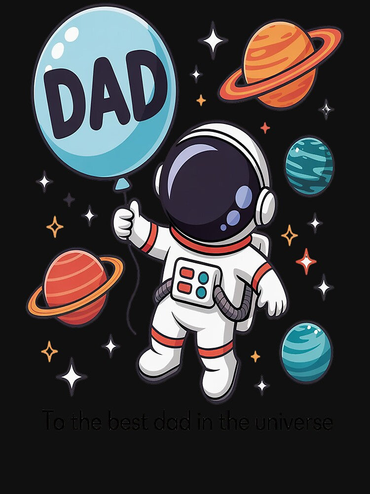 Dad of The Birthday Boy Space Astronaut 1st Birthday Family by orlodrake