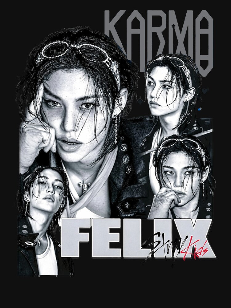 Felix Stray Kids KARMA by ROBIRONOARTS