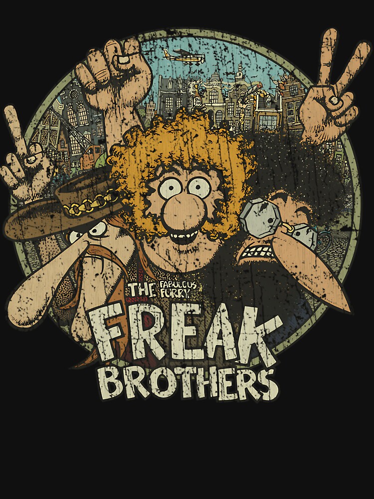 The Fabulous Furry Freak Brothers 1968 by JessieGamino