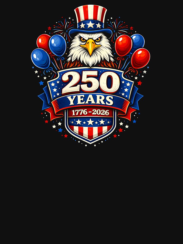 4th of July 250 Years America 1776–2026 by Thestackingfig