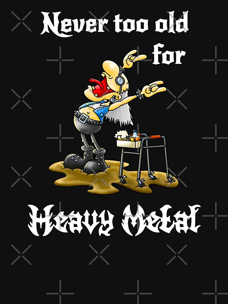 Never too old for Heavy Metal - Metal Opa by ollibabu