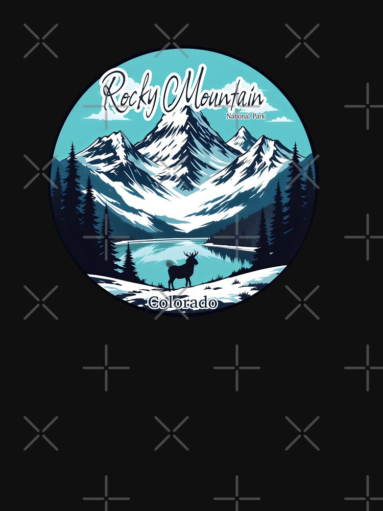 Rocky Mountain Colorado USA Scenic Nature Design by wildexperience