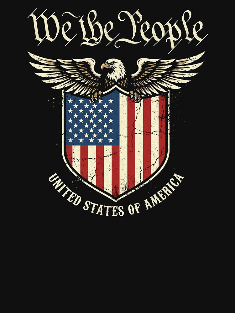 We The People Patriotic American Eagle Shield Graphic by Off-Road-Zone