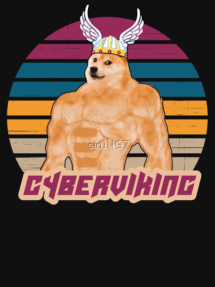 Dogecoin cyberviking by SidTastic